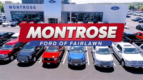 Montrose ford fairlawn - The Montrose Auto Group would like to thank our 1st responders and active and retired military. 20% of the Montrose workforce is veterans and even our CEO Mike Thompson Sr. is a proud Army and Vietnam veteran. As a token of our appreciation, we're offering our heroes these exclusive benefits: 
